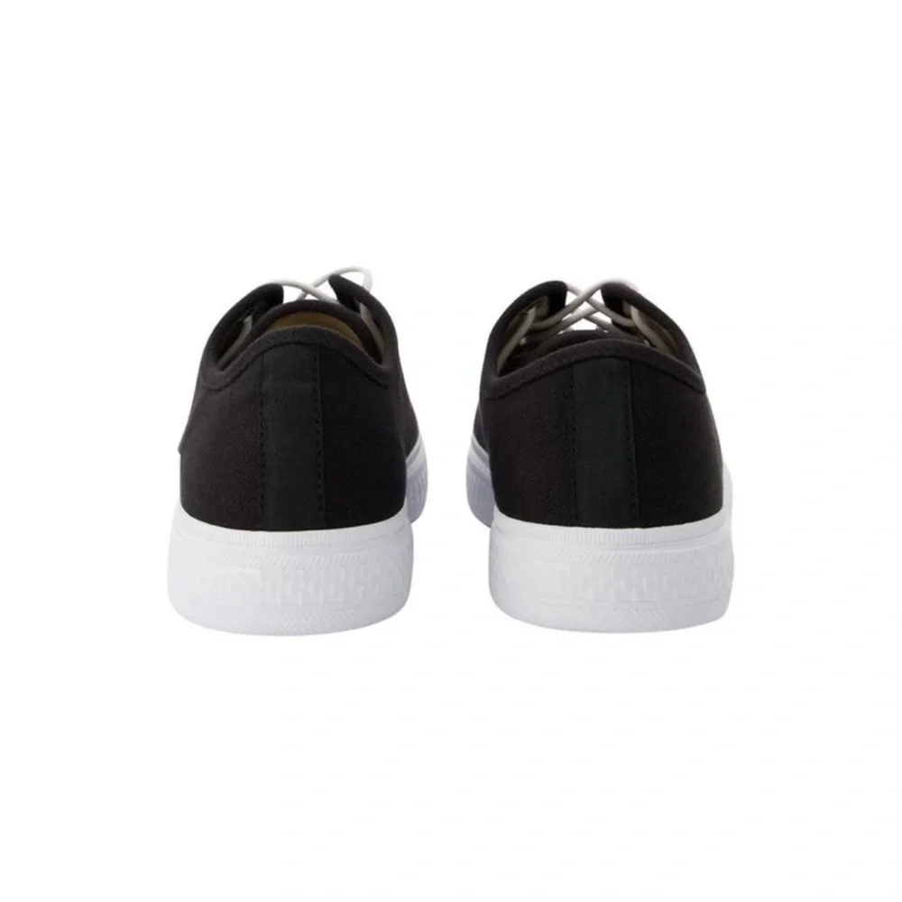 Acne Studios Ballow Low Top Canvas Sneakers Black Size 37 EU 7 US NIB